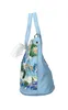Laura Vita Damen Henkeltasche Flecht-Optik mit floralem Produktbild-Vorschau 3