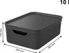Set Deko Box mit Deckel A4/10 L JIVE, Farbe:Holzkohle Produktbild-Vorschau 3
