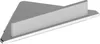 KEUCO EDITION 400 Eckduschablage mit Glasabzieher, Produktbild-Vorschau 1