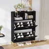 okwish Schuhschrank Flurschrank mit halboffenen Produktbild-Vorschau 1