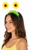 Haarreif mit Sonnenblumen | Zubehör Gärtner Clown Kostüm Produktbild-Vorschau 2