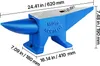 SucceBuy 50 kg/110 lbs incudine a corno singolo in acciaio Anteprima dell’immagine prodotto 8
