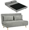 HOMCOM Schlafsofa, Klappbett mit Bettfunktion, Produktbild-Vorschau 1
