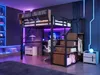 Hoogslaper 140 x 200 cm met bureau van 2 meter, Productafbeelding-voorbeeld 7