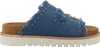 Mustang Damen Pantolette Blau (Jeans) Voir les images du produit 2