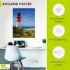 ARTland Poster Leuchtturm am Deich Größe: 45x60 cm Produktbild-Vorschau 3