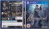 The image shows the front and back of a PlayStation 4 game case for Resident Evil 4. Náhľad obrázku produktu