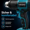 AJIEQAQ Akku Heißluftpistole 21V, Heißluftgebläse 500W, Produktbild-Vorschau 9