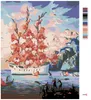 Zuty - Malen nach Zahlen - BLUMENSCHIFF, 40x50 cm, mit Produktbild-Vorschau 3