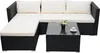 Poly-Rattan Garnitur HWC-F57, Balkon-/Garten-/Lounge-Set Produktbild-Vorschau 1