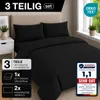 Komfortec Premium Bettwäsche 200x200 cm Bettbezug + 40x80 Produktbild-Vorschau 2