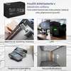 Extralink AGM Baterie 12 V 9 Ah VRLA Bezúdržbová pro UPS a Náhled obrázku produktu 3