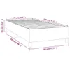 A diagram of a bed frame with dimensions indicated by text and lines. Produktbild-Vorschau