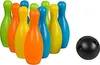 Idena Kegelspiel Set 10 Kegel + 2 Kugeln Produktbild-Vorschau 3