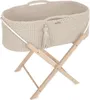 BOHO Handgefertigter Babykorb mit Ständer - Creme Produktbild-Vorschau 8