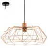 Sospensione Rustica-Country Cartlton 2 Acciaio Rame 1 Luce Anteprima dell’immagine prodotto 13