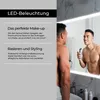 Artforma Badspiegel 120x90 cm - mit LED Beleuchtung - LED Produktbild-Vorschau 5