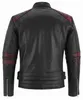 Motorradjacke Retro Vintag Oldschool Lederjacke, Produktbild-Vorschau 7