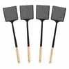 4x Fliegenklatsche Schwarz 46 cm Mit Bambusgriff Stabile Produktbild-Vorschau 1