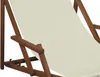 Liegestuhl weiß Gartenliege klappbare Sonnenliege Deckchair Produktbild-Vorschau 10