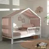 VIPACK - Hausbett mit Textilhimmel, LF 90 x 200 cm inkl. Produktbild-Vorschau 6