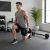 Lacestone 2in1 Hantelset 40 Kg Kurzhantel Langhantel Set Produktbild-Vorschau 6