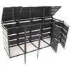 Mülltonnenbox Mülltonnenverkleidung 4er 240L Müllbox Produktbild-Vorschau 8