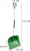 Ergonomiczna Łopata do śniegu 135 cm Aluminiowa Profilowana Podgląd zdjęcia produktu 6