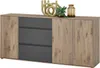 Sideboard - 186 x 85 cm - 3 Türen - 3 Schubladen - Viking Produktbild-Vorschau 1