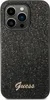 A black glitter phone case with the Guess logo. Podgląd zdjęcia produktu