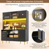 Flieks Buffetschrank mit LED-Beleuchtung & Lochwand, Produktbild-Vorschau 7