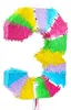 Piniata cyfra 3 pastelowa dekoracja urodzinowa 50 cm Anteprima dell’immagine prodotto 1