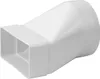 Belüftungsadapter Belüftung 220x55mm Ø125 weiß Produktbild-Vorschau 1