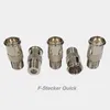 10x Quick F-Stecker Schnellstecker Sat HD Receiver PVR Produktbild-Vorschau 2