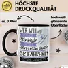 Skifahrerin Tasse Geschenk Spruch Wer Will Schon Prinzessin Produktbild-Vorschau 3