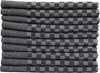 10er Pack Grubentücher 50x70 cm schwarz Küchentücher Produktbild-Vorschau 2