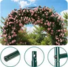 Plonos PL-990, pergola da giardino ad arco, 240 cm, verde Anteprima dell’immagine prodotto 10