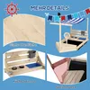 Outsunny Sandkasten Schiff Design Holz mit Küchenspielset Produktbild-Vorschau 7