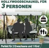 UISEBRT Balancelle hollywoodienne 3 places anthracite, Voir les images du produit 3