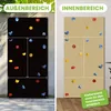 Kletterwand Outdoor mit bunten Klettersteinen und Produktbild-Vorschau 5