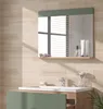 Koupelnové zrcadlo Vicco Izan Zelený/zlatý dub 80.1 x 62 cm Náhled obrázku produktu 4