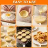 16 Mini Pastéis de Nata Förmchen 7,4x4x2 cm Alu antihaft Productafbeelding-voorbeeld