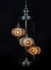 Lampadaire turc avec mosaïque - Lampadaire marocain marron Voir les images du produit 1