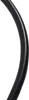 A close-up of a black curved object, likely a shower curtain rod. Podgląd zdjęcia produktu