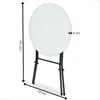 Casaria® Tavolo da Bar Ø 72 cm Tavolino Rotondo Pieghevole Anteprima dell’immagine prodotto 12
