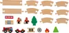 Playtive Bahnset 18-tlg. Holzspielzeug Bahnset Feuerwehr Produktbild-Vorschau 2