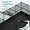 SONGMICS Kleintiergehege Hasenkäfig XXL mit Bodenmatte 140 Produktbild-Vorschau 12