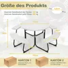 COSTWAY Sitzgarnitur für 8 Personen, Gartenmöbel Sitzgruppe Produktbild-Vorschau 7