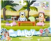 Product packaging for a Bluey toy set featuring scooters. Náhled obrázku produktu