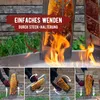 Premium Flammlachsbrett aus hochwertigem Edelstahl – Produktbild-Vorschau 4